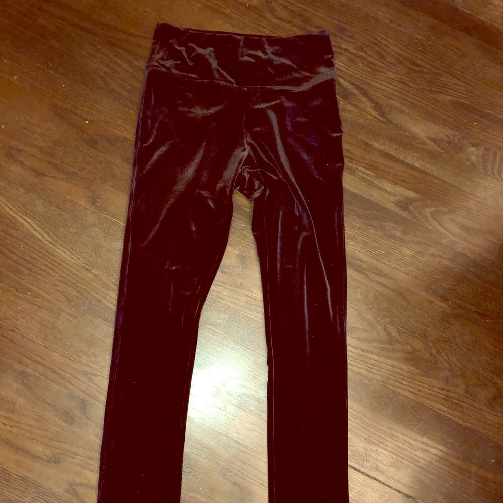 White House Black Market Velvet Stretch Legging